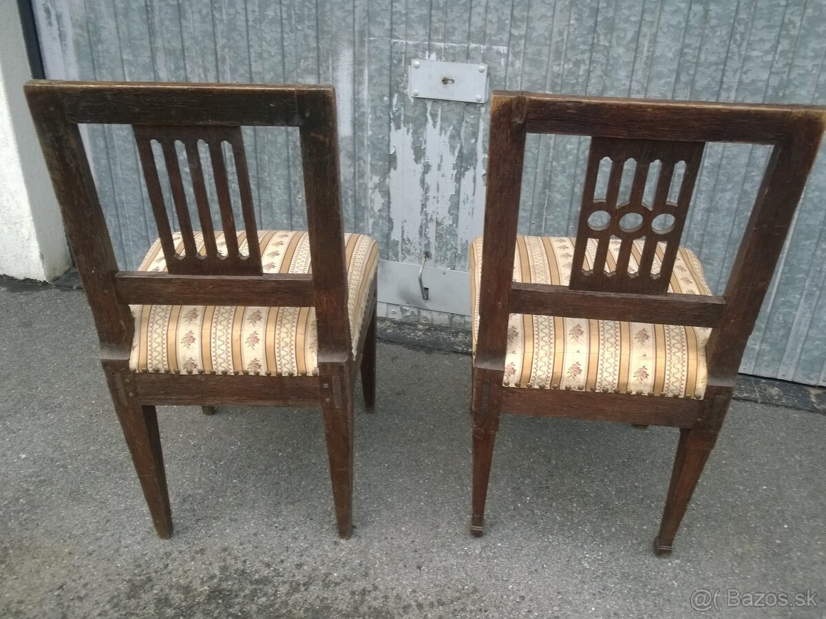 starožitné stoličky 19.té storočie - 7