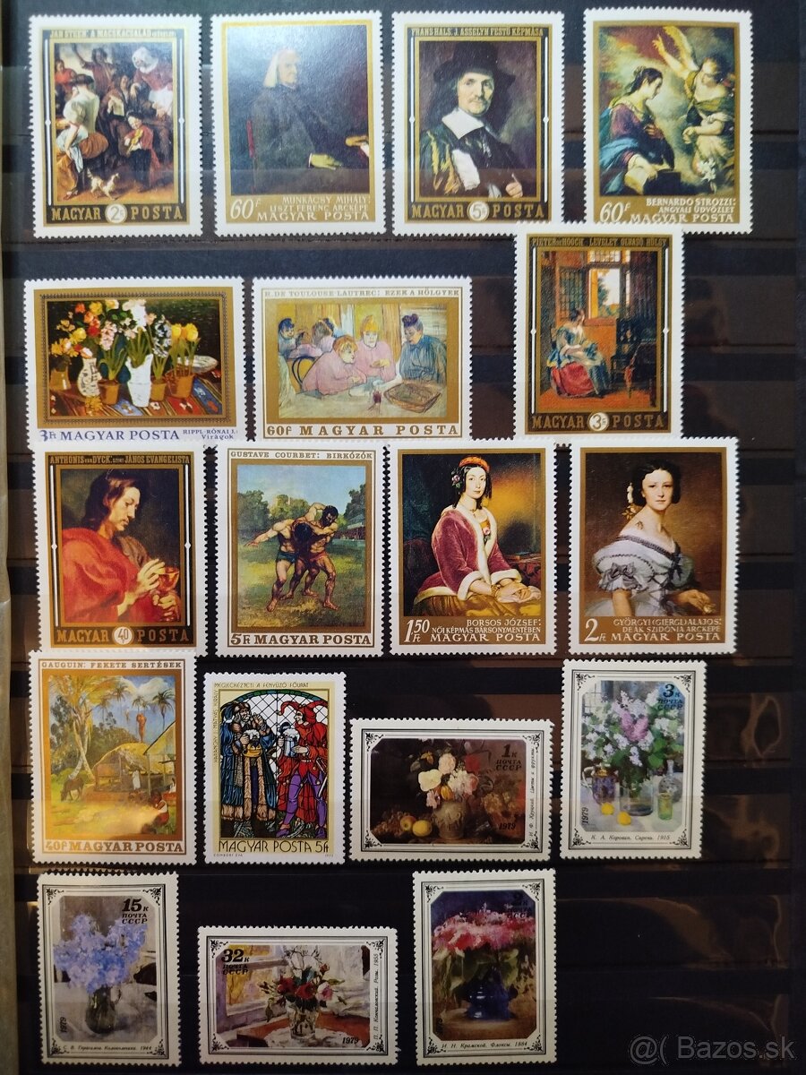 umenie - partia známok - 7