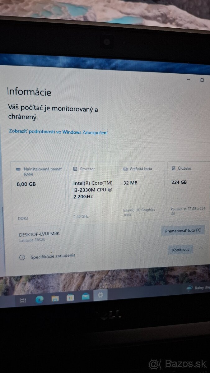 Dell latitude E6320 - 7