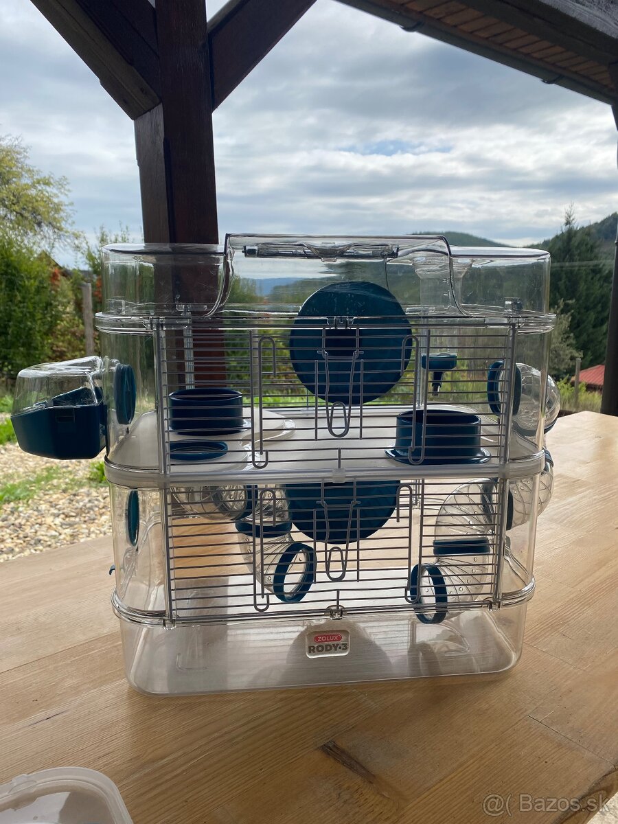 Predám klietky pre škrečky – Zolux Rody 3 - 7