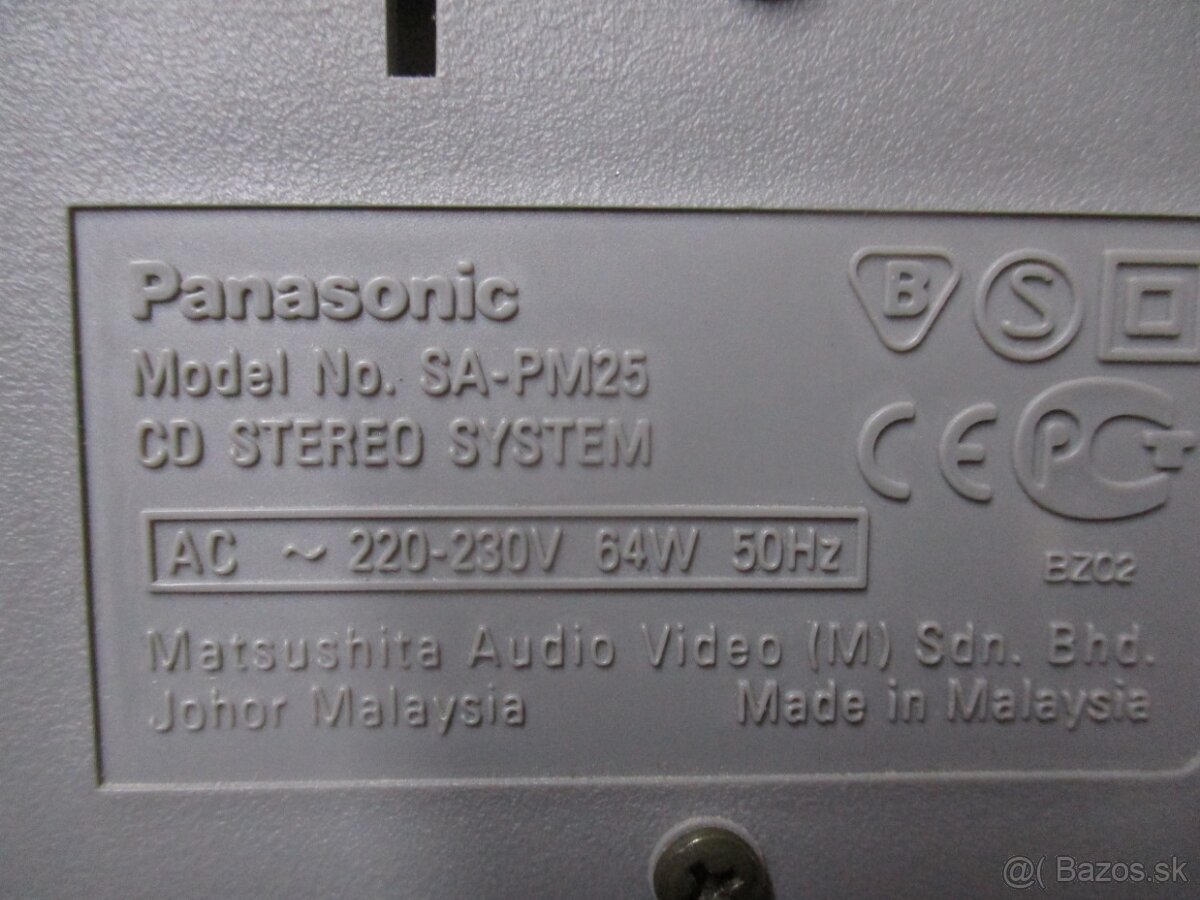 PANASONIC SA-PM25 mini sistem - 7