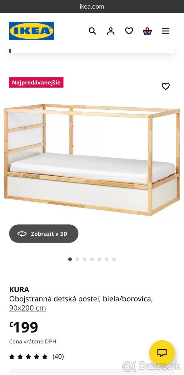 DETSKÁ POSTEĽ KURA IKEA - 7