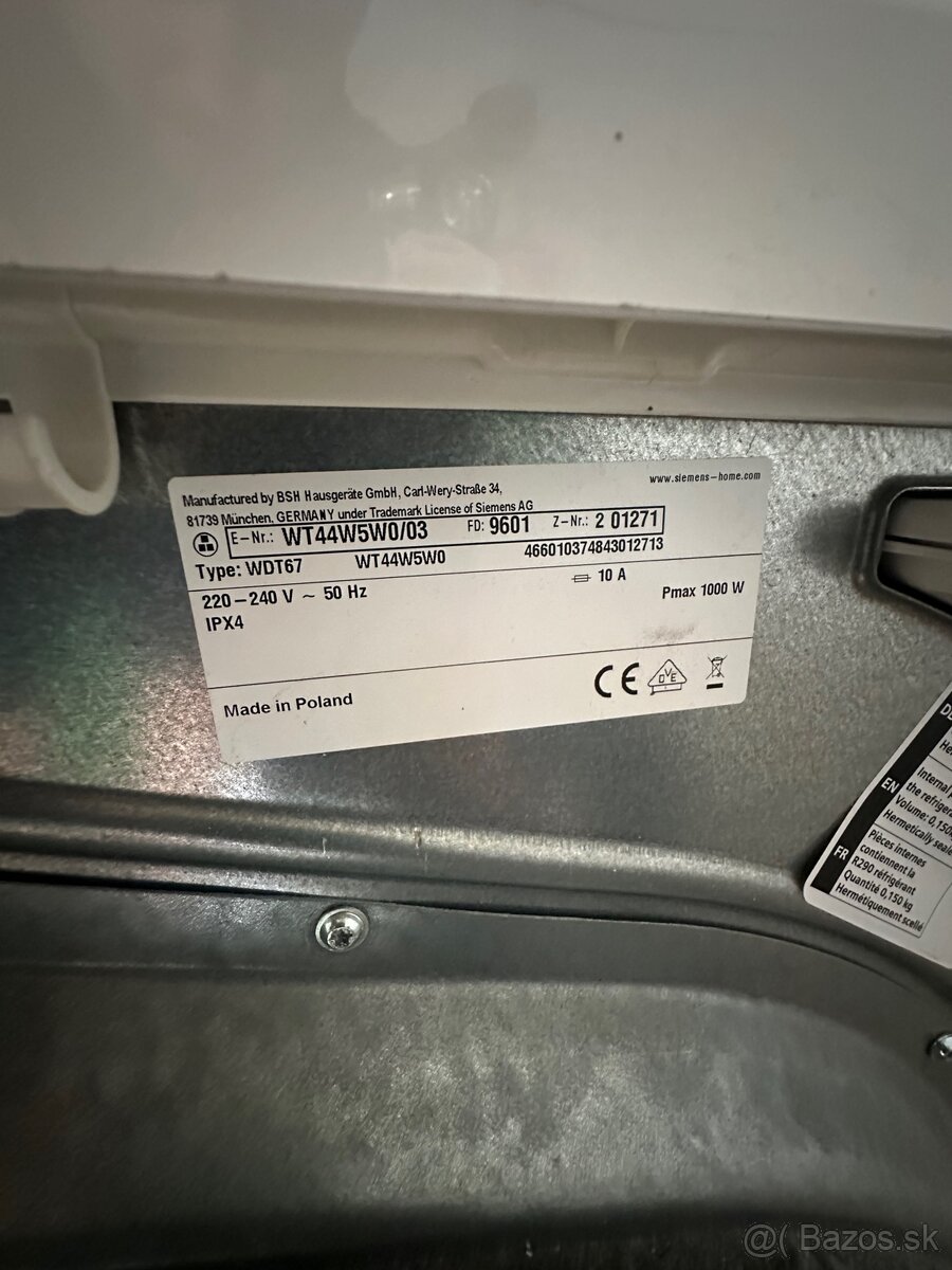 Sušička Siemens IQ700 A+++ - 7