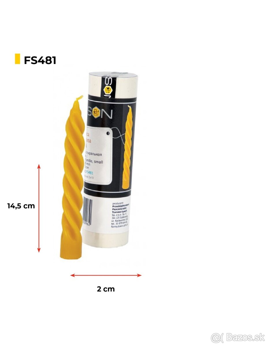 predám - silikonove formy/silikonová forma/ na včelí vosk - 7