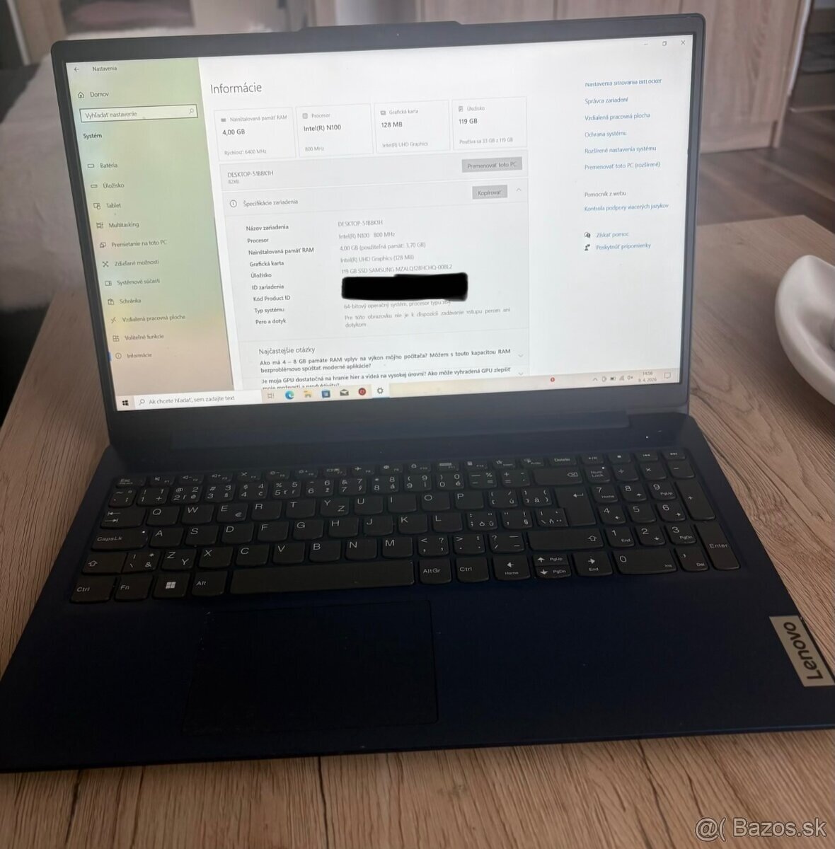 LENOVO IDEAPAD SLIM 3 - 7