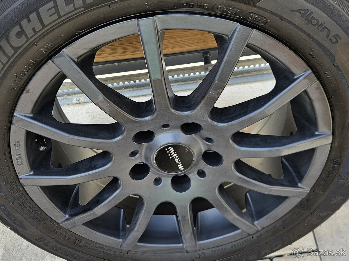 Matné čierne disky 5x112 r16 - 7