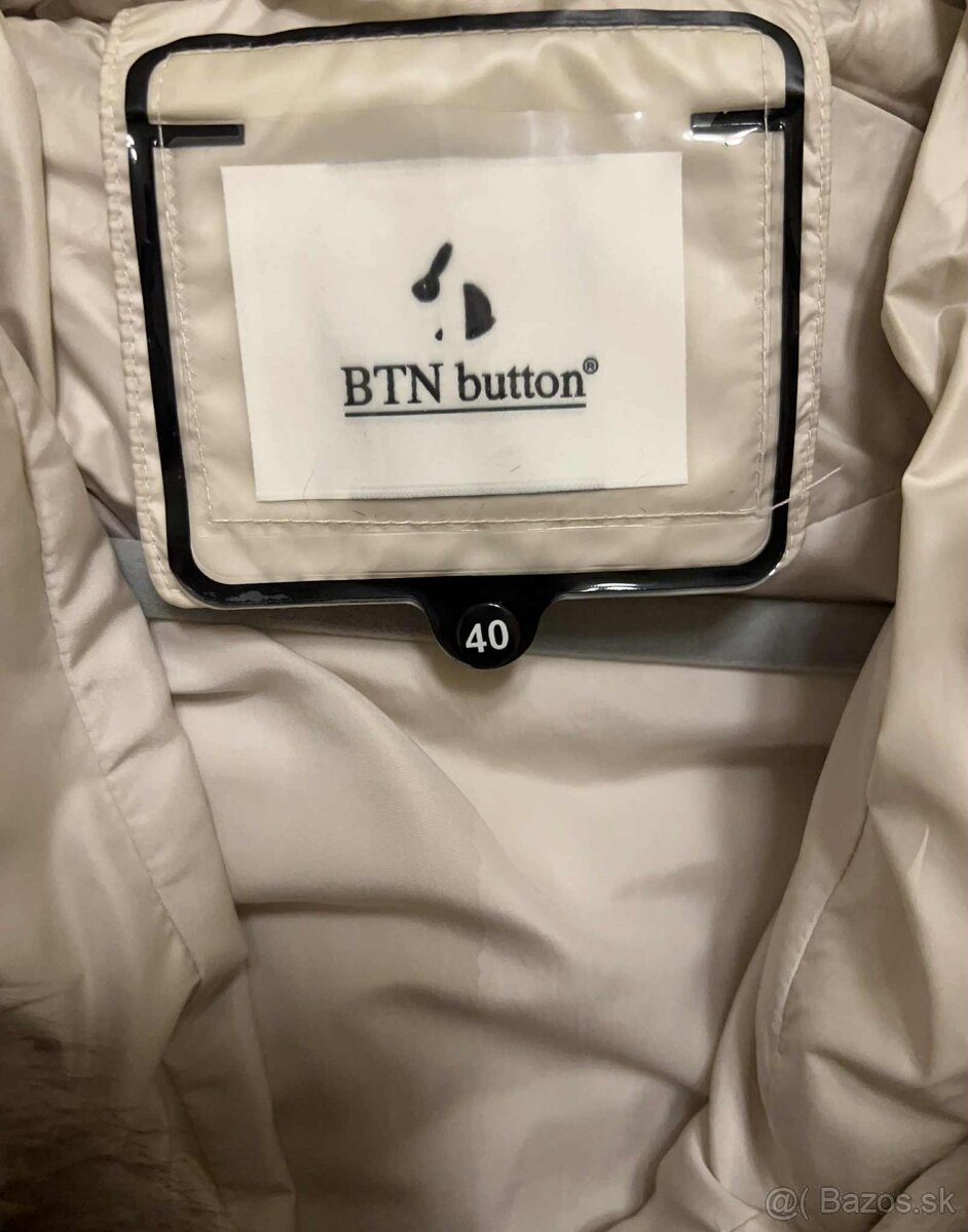 Bunda páperová s kožušinou - 7