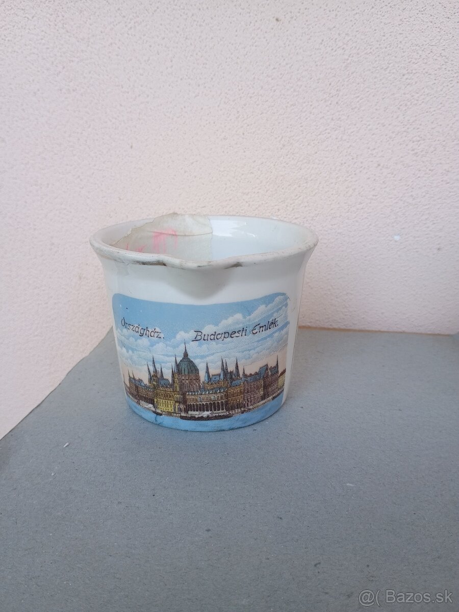 Starožitné šálky a porcelanový kalamár - 7