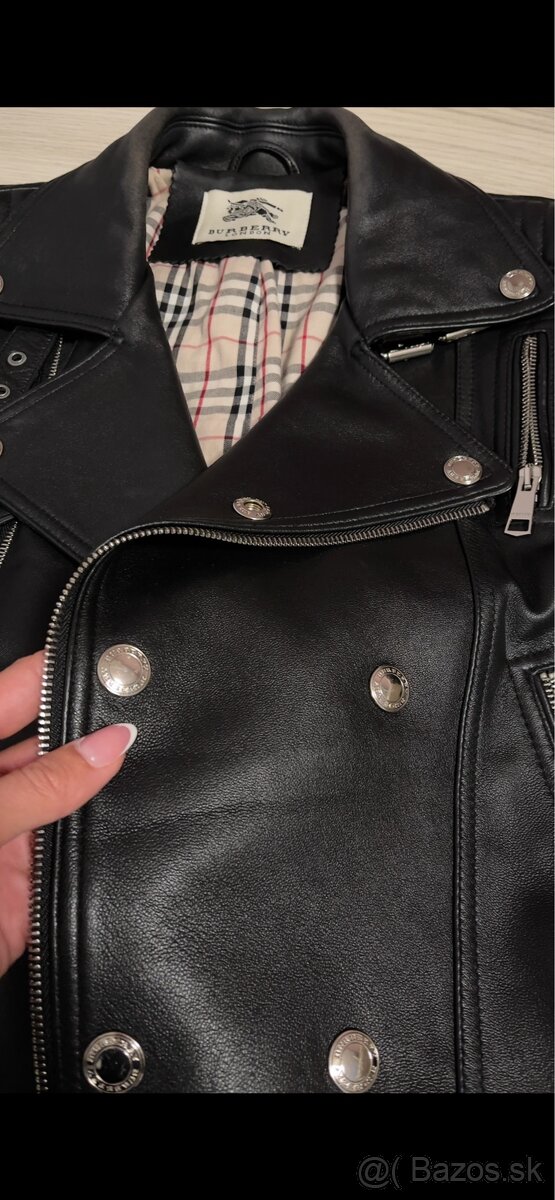 Burberry kožená bunda veľ.xs-S - 7