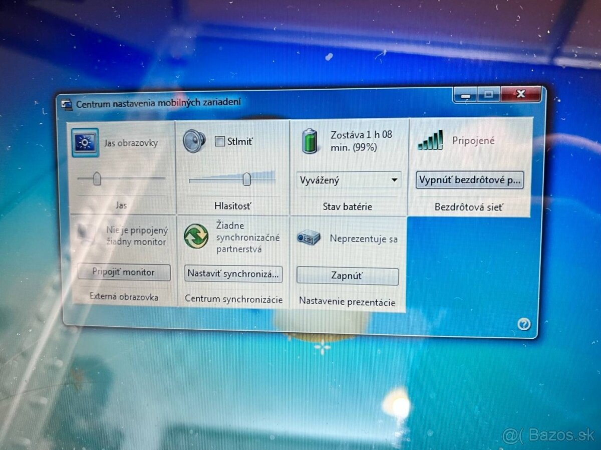 Predám notebook Asus Intel Core2Duo 2x2,00GHz.3gb ram.160gbH - 7