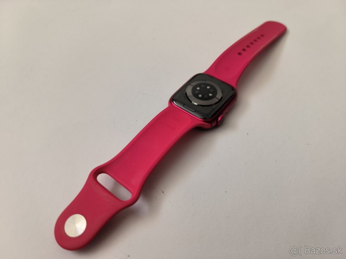 apple watch 7 41mm Red / Batéria 85% - 7