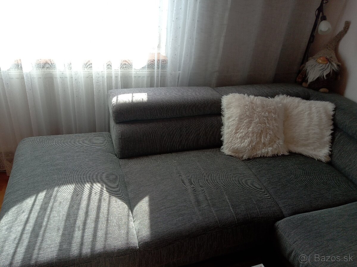 Rohová rozkladacia sedačka - 7