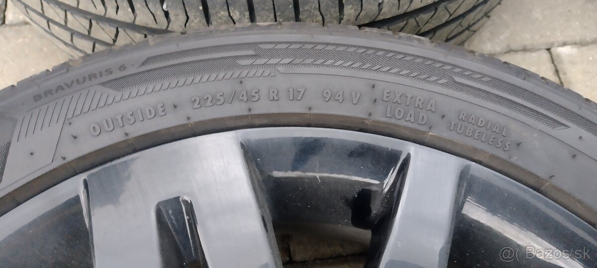 Originál Alu disky Renault Kangoo 17" + Nové Pneumatiky - 7