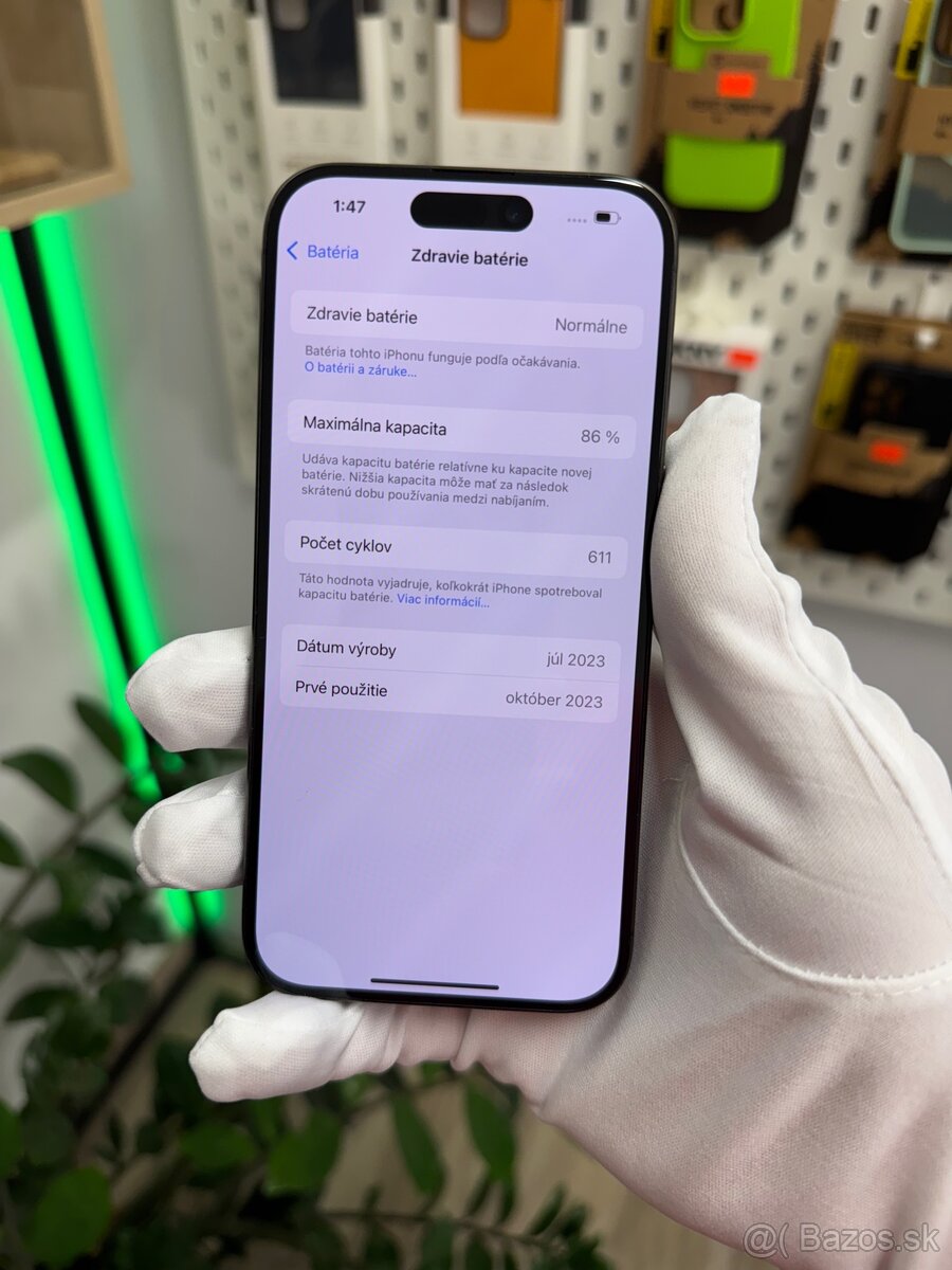  iPhone 15 Pro 256GB Black | Záruka 1 rok | Batéria 86% - 7