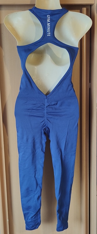 modrý overal na šport S - 7