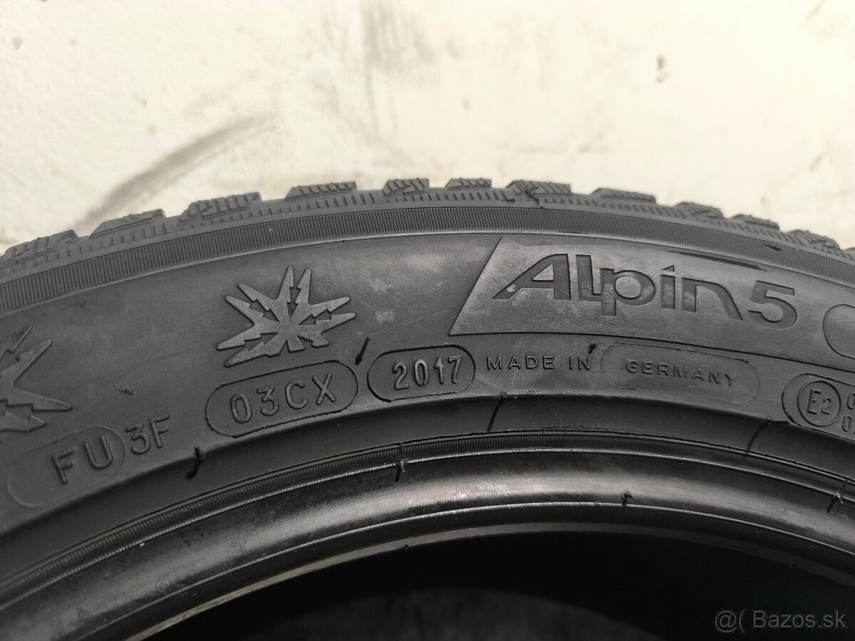 215/55 R17 Zimné pneumatiky Michelin Alpin 2 kusy - 7