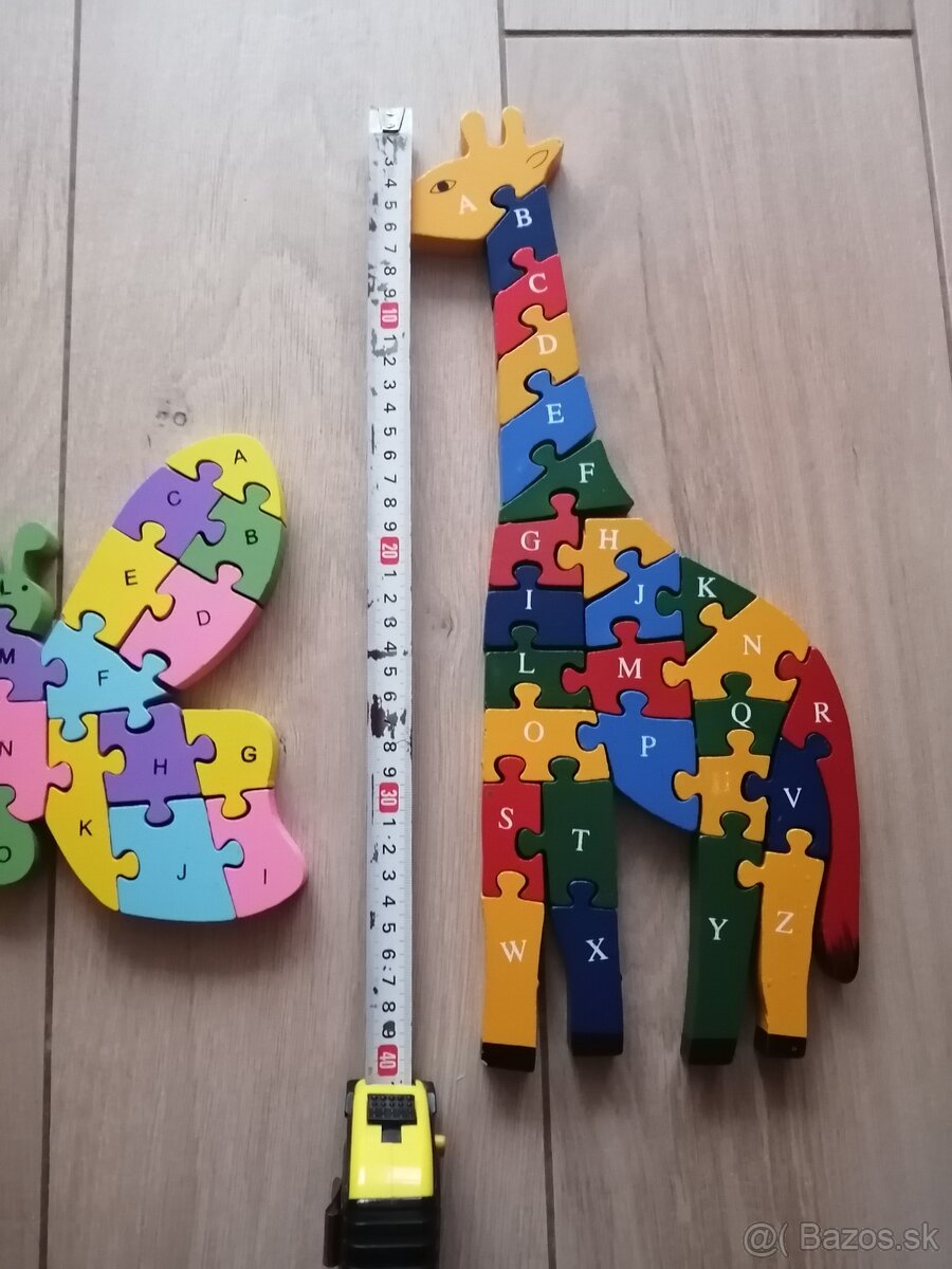 Drevené obojstranné puzzle - 7