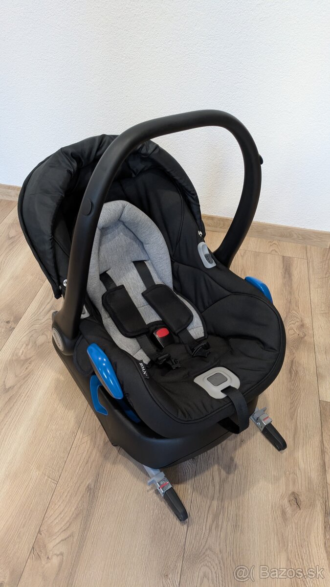 Kočík ROAN Bloom Titanium 3-kombinácia a základňa Isofix - 7