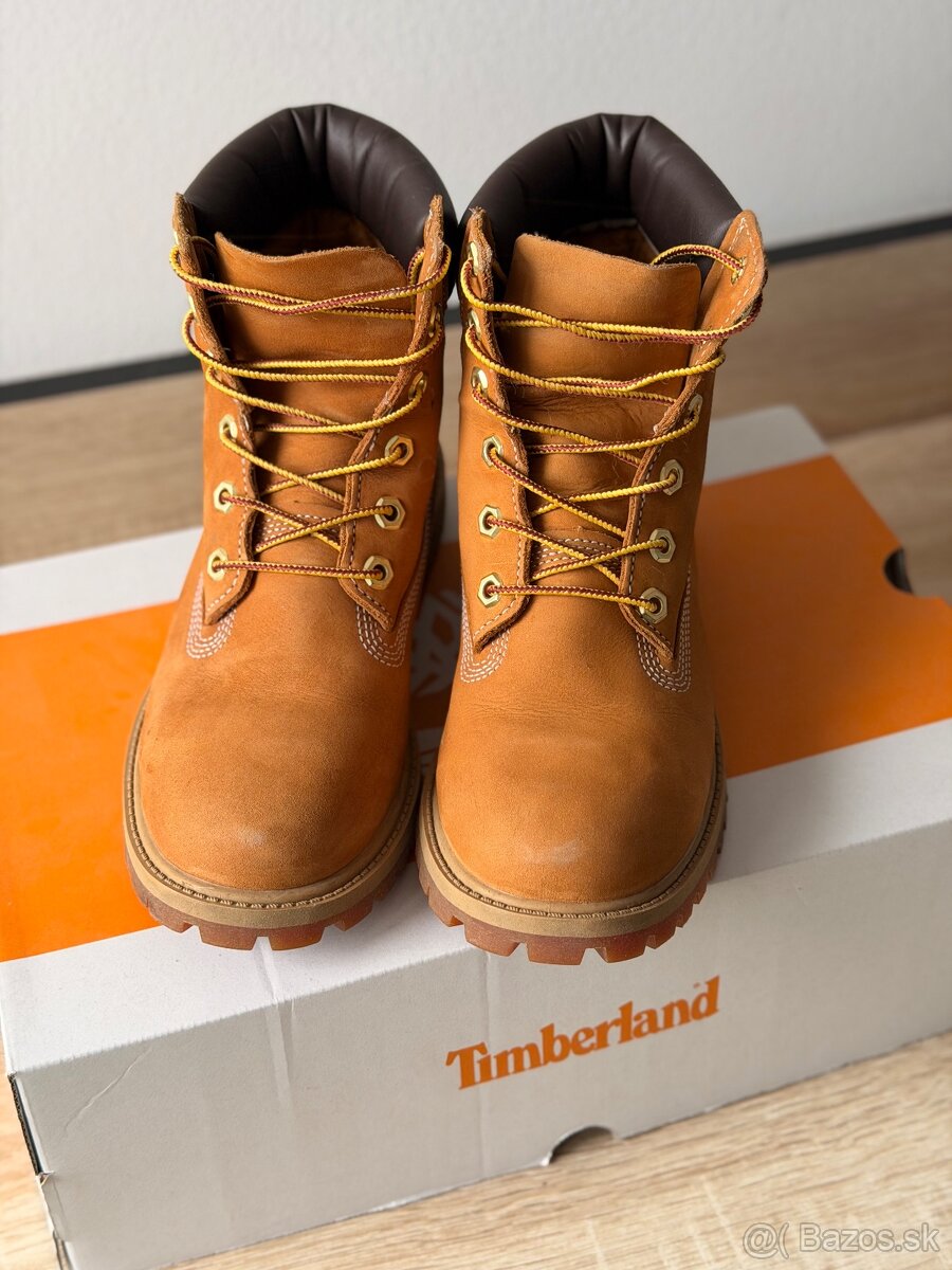 Kožená obuv Timberland - 7