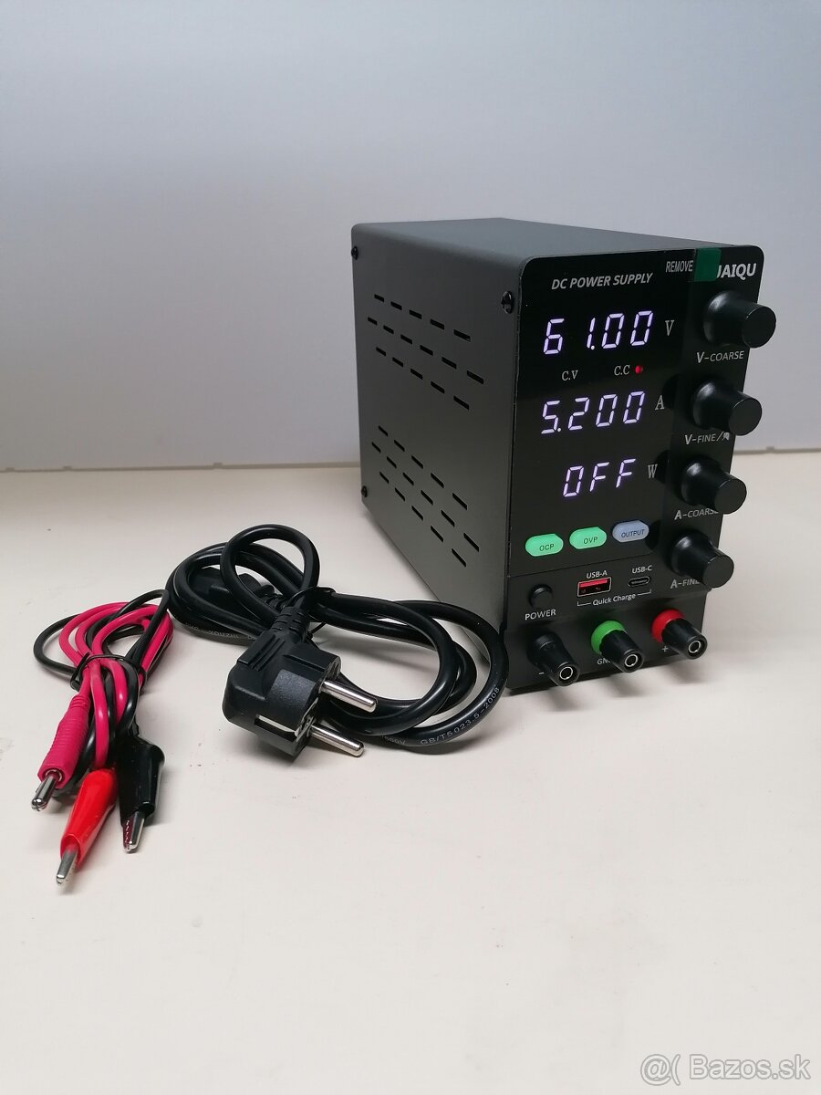Laboratórny DC zdroj nastaviteľný 0 - 60V , 0 - 5A 300W - 7