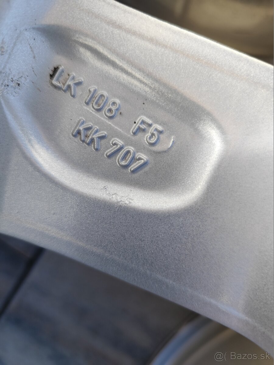 5x108 r17 hliníkové disky Ford, Volvo - 7