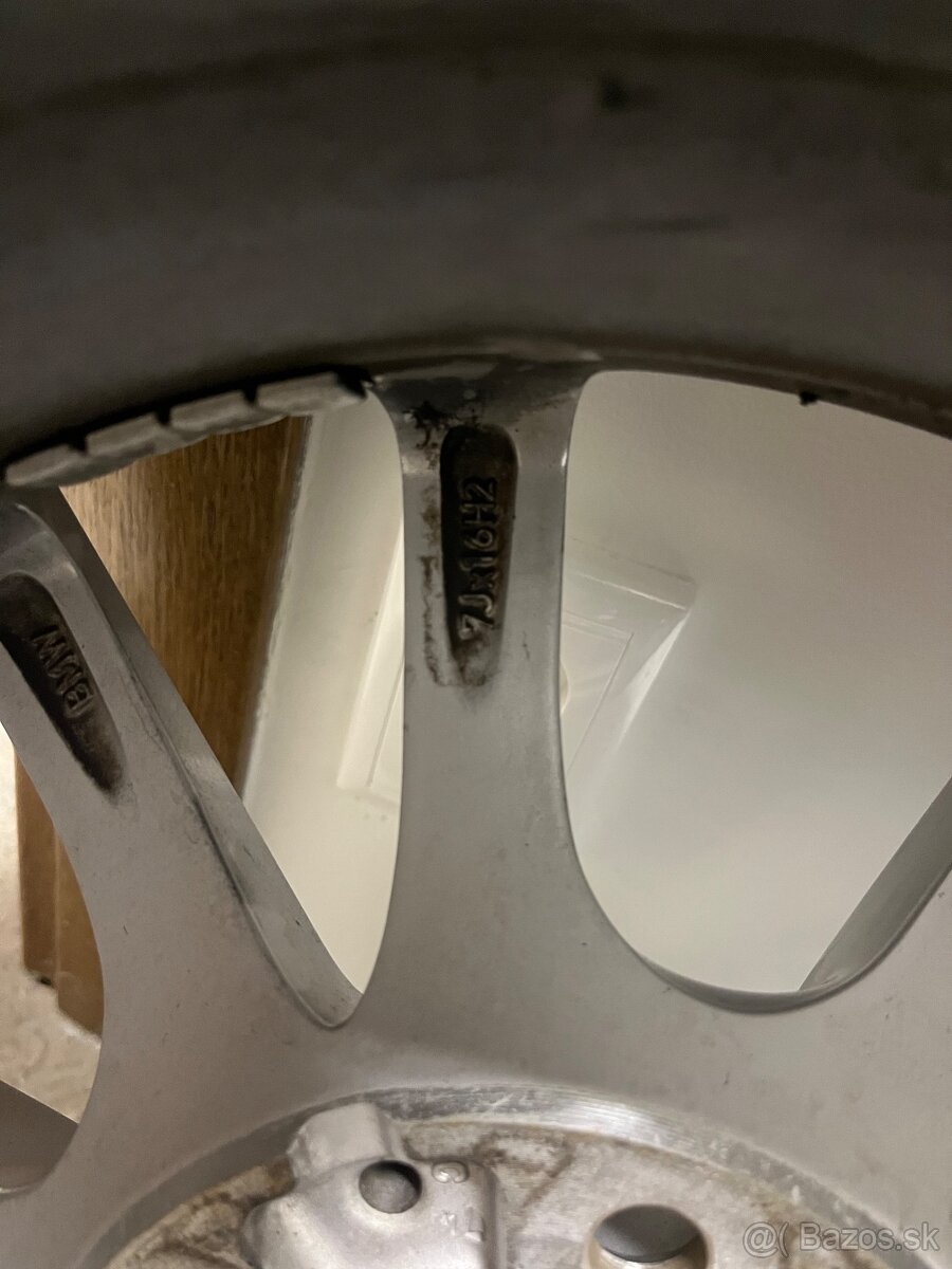 Bmw disky R16 5x120 + pneumatiky - 7