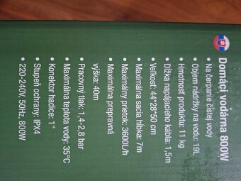 Vodáreň domáca nepouzita - 7