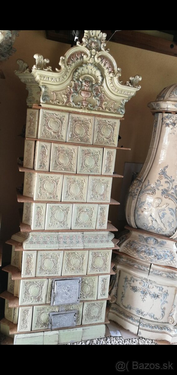 Kachlova pec starozitna - 7