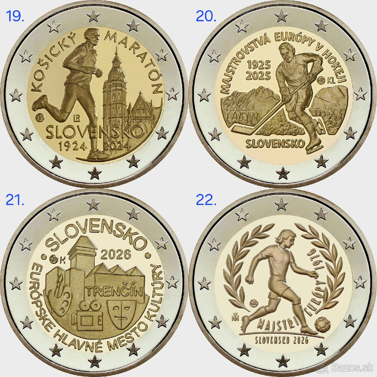 Pamätné UNC euromince SR - 7