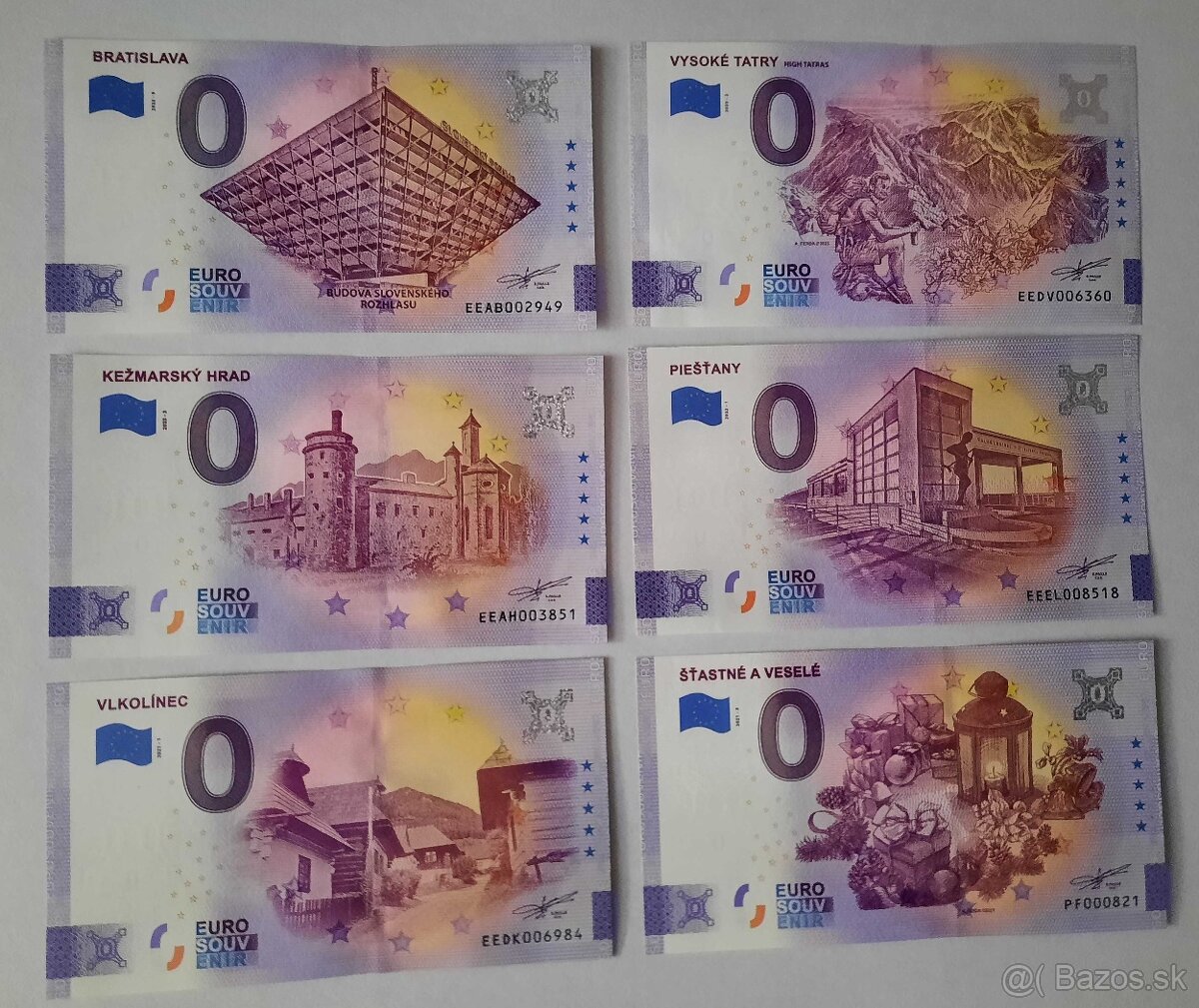 0€ / 0 euro suvenírová bankovka - 7