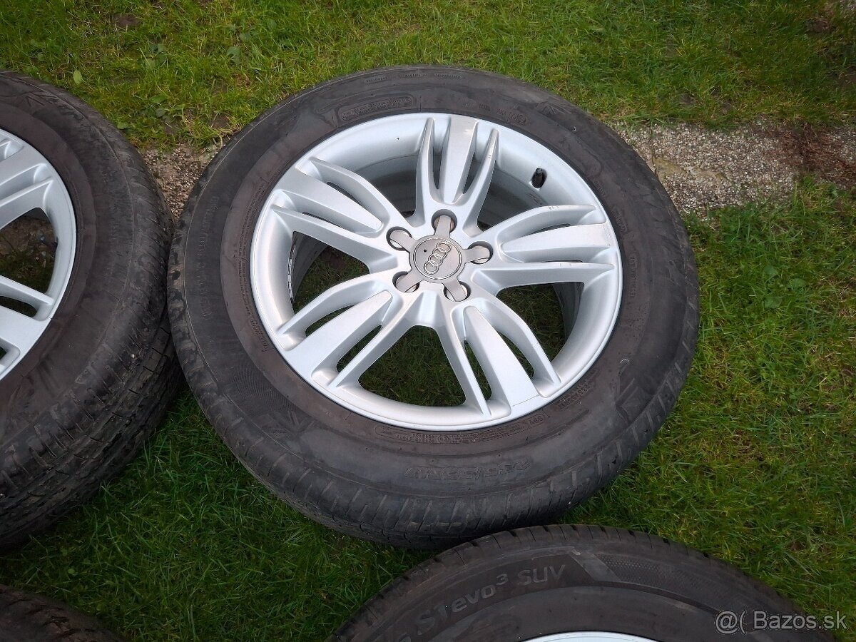 17" ALU 5x112 orig. Audi + letné 235/55 r17 - 7
