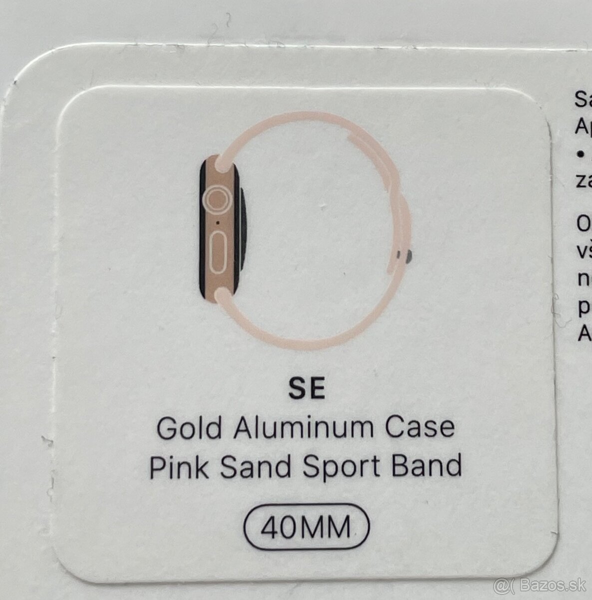 Apple Watch SE 1. generácie 40mm Gold - 7