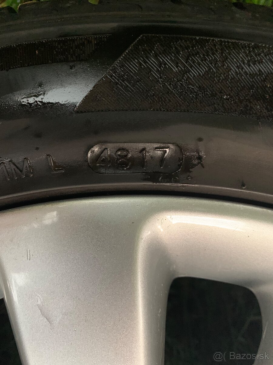 Letné pneumatiky 215/50 ZR17 + disky - 7