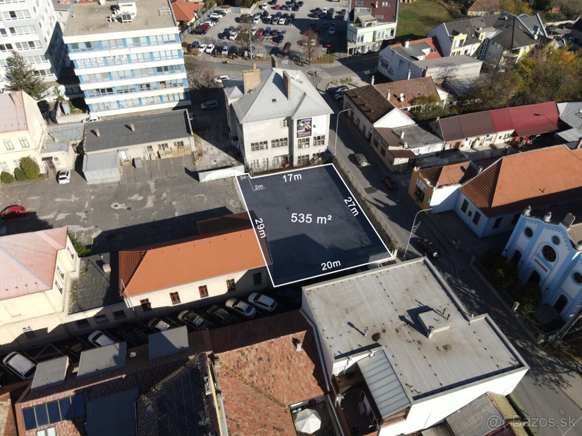 Na predaj jedinečný pozemok priamo v centre, Nové Zámky, 534 - 7