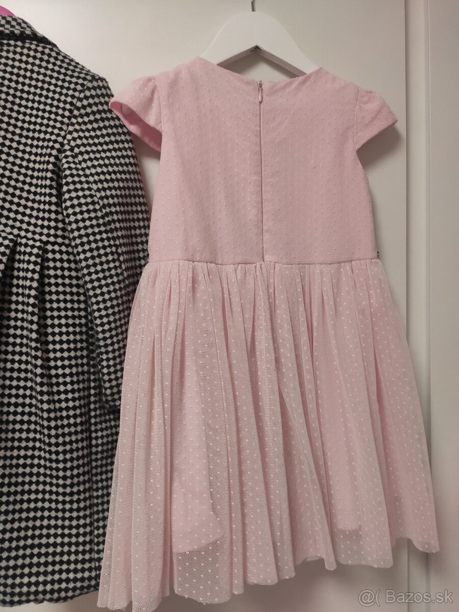 Slavnostný komplet - Šaty + kabátik + kabelka., veľ 104/110 - 7