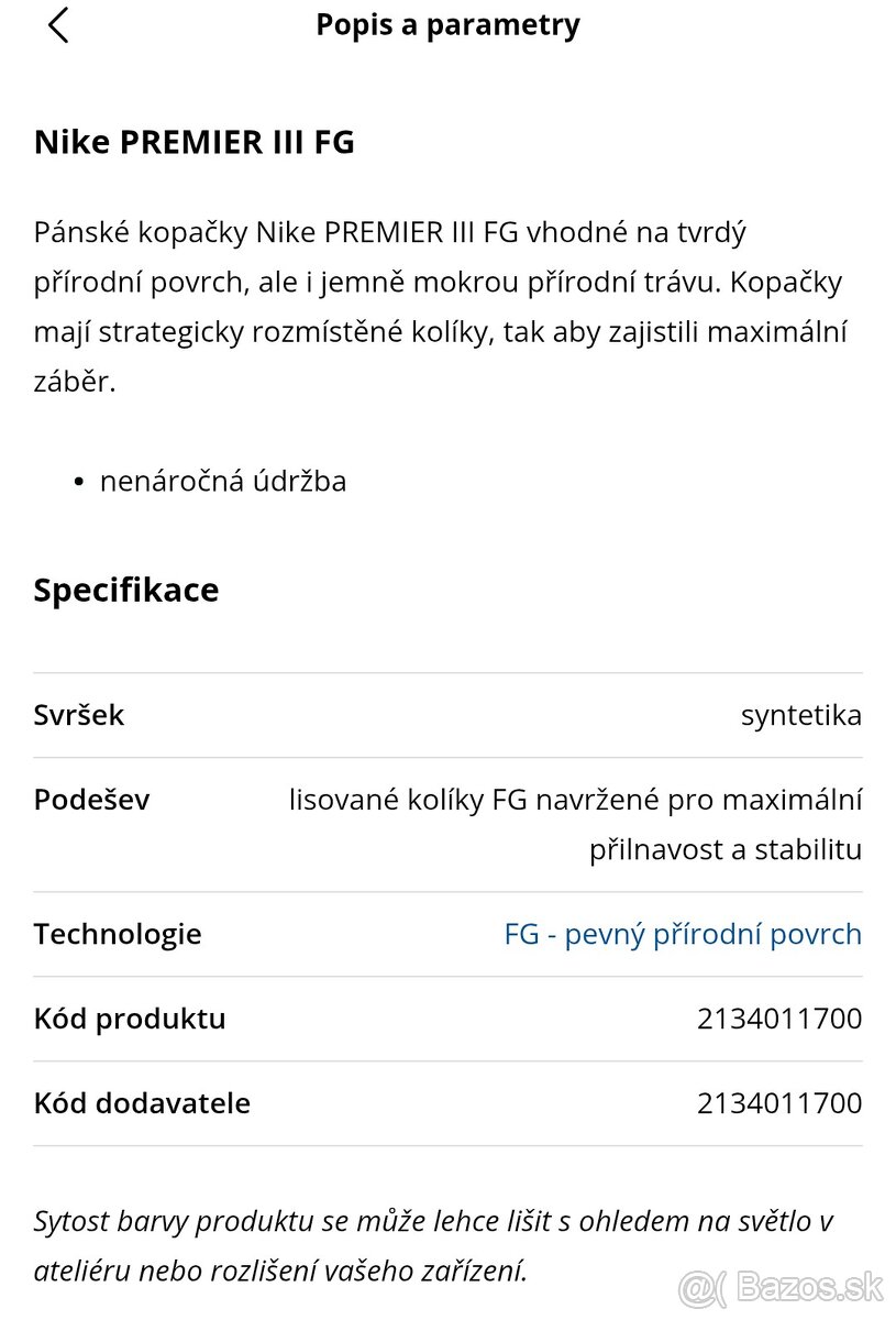 Kopačky Nike, veľkosť 45.5 - 7