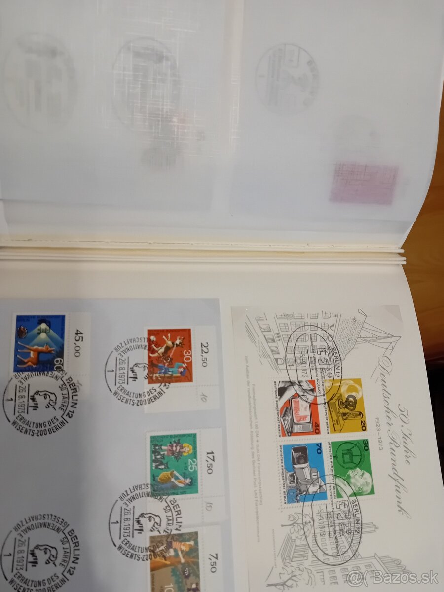 Známky FDC obalky Bundespost Berlín - 7
