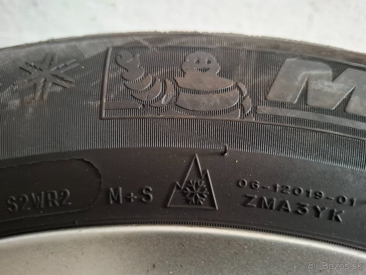 Alu 5x112 r15 zimné pneumatiky 195/65 r15 Michelin - 7