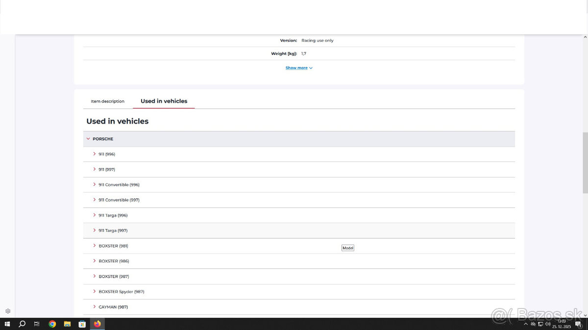 Ferodo ds3000 FCP1307R Porsche - 7