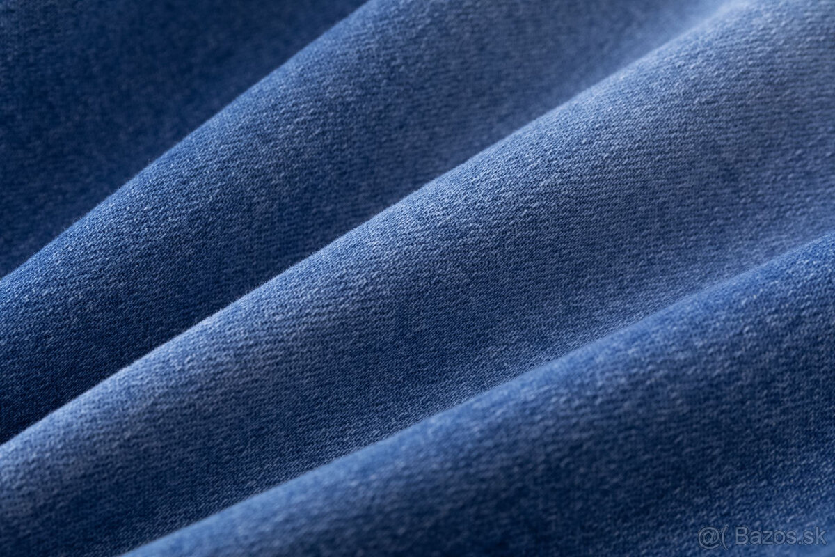 Detské džínsové nohavice s elastickým pásom – nové - 7