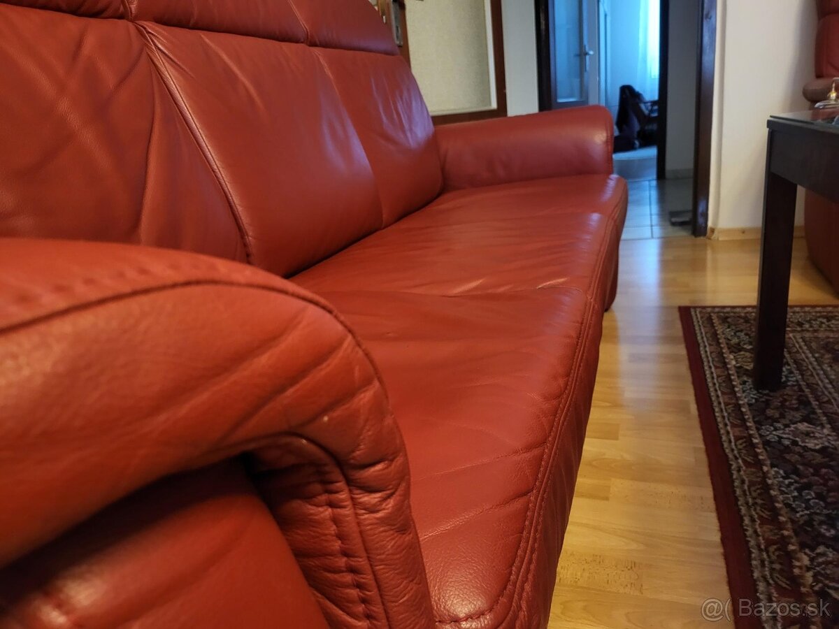 Kožená sedacia súprava - 7