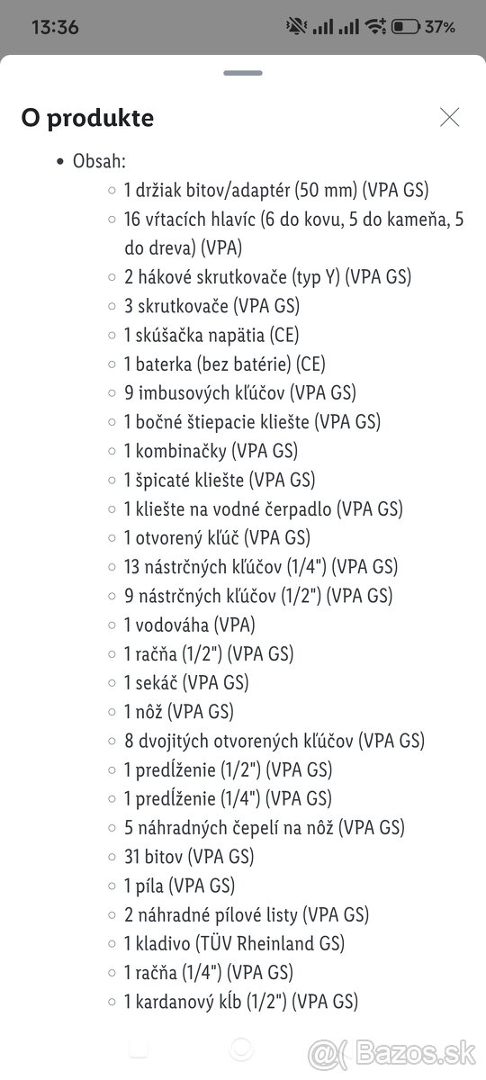 Kufor s náradím parkside - 7