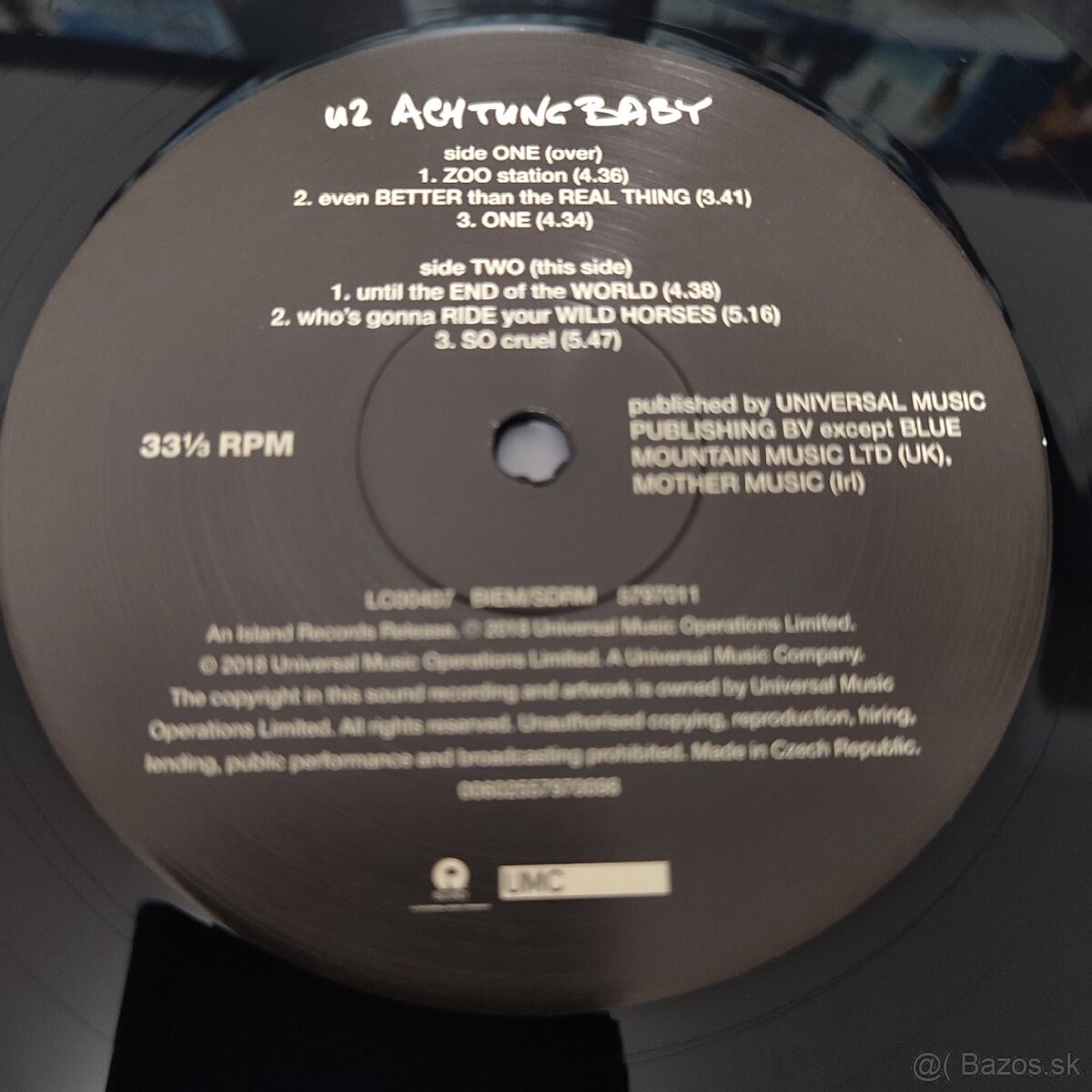 LP U2 Achtung Baby - 7