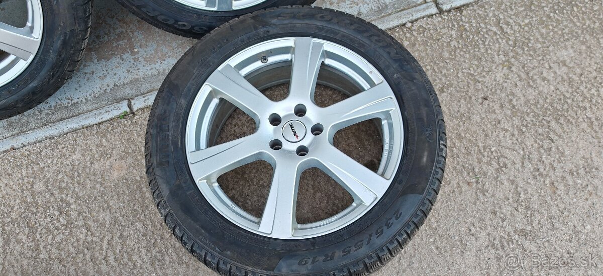 ALU Autec 5x112 a zimné Pirelli Scorpion 235/55 R19 - 7