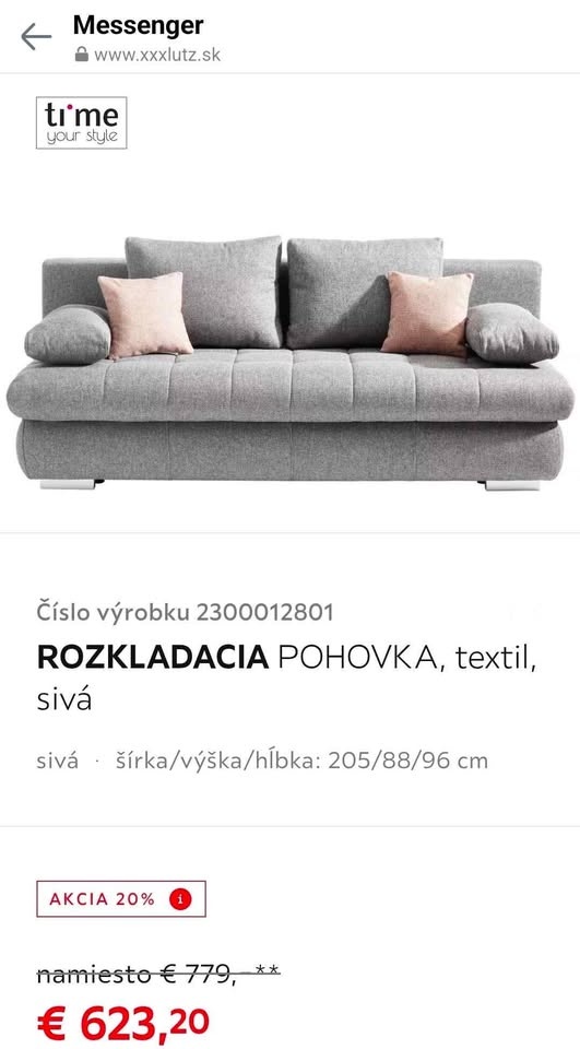 Rozkladacia pohovka - 7