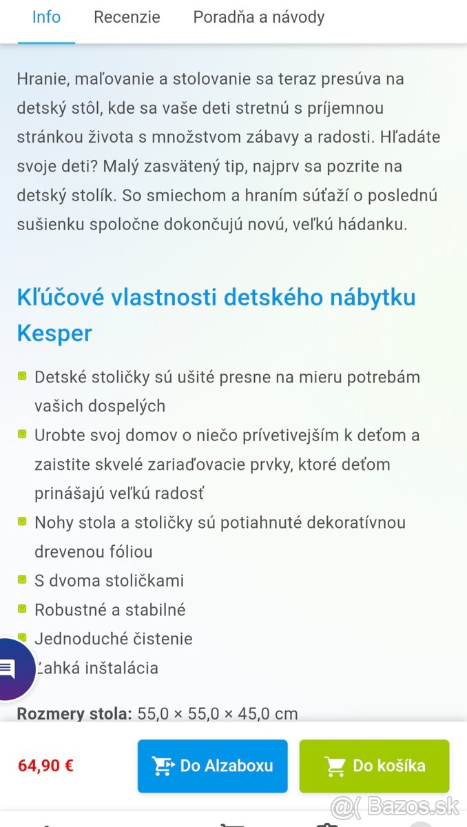 Detský stolík so stoličkami Kesper - 7