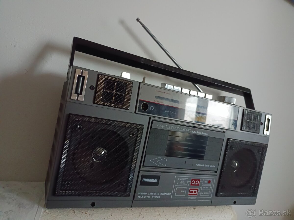 Maximal 8702, radiomagnetofon retro kazeťák - 7