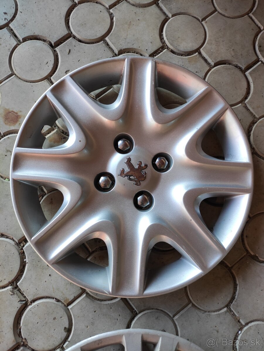 PEUGEOT 207 PUKLICE 15", 16" ORIGINÁL PEUGEOT - 7