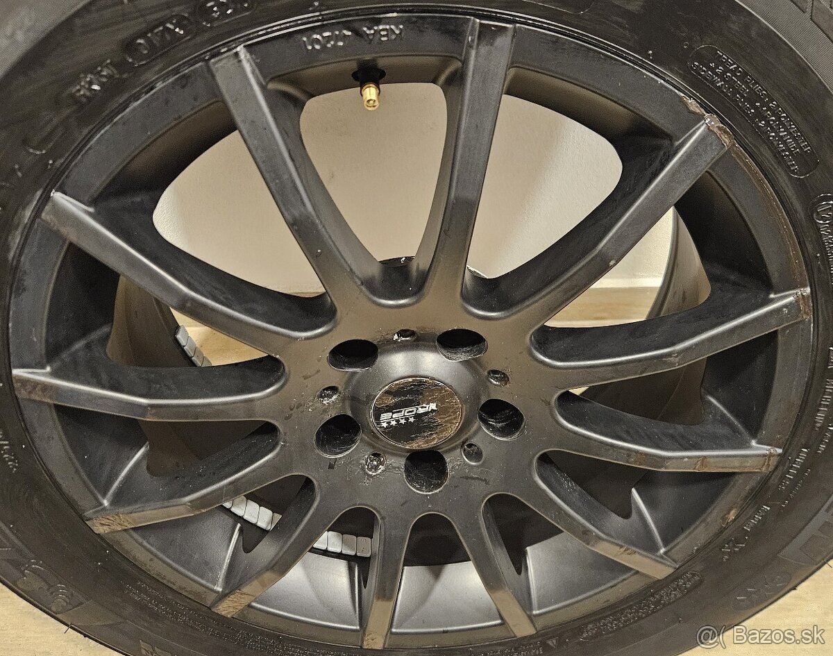 Čierne hliníkové disky - 5x112 r17 - 7