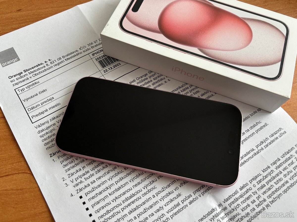Apple iPhone 15 128GB Pink - 7